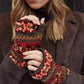 Pachamama Fairtrade Moray Wool Fingerless Hand Warmers | Warm Earth Tones