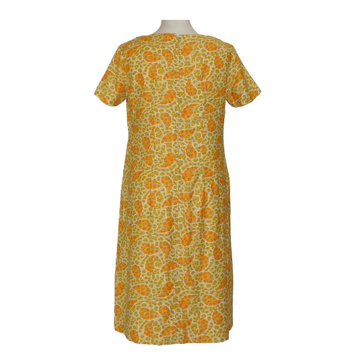 1960’s Orange Floral Shift Dress | Vintage