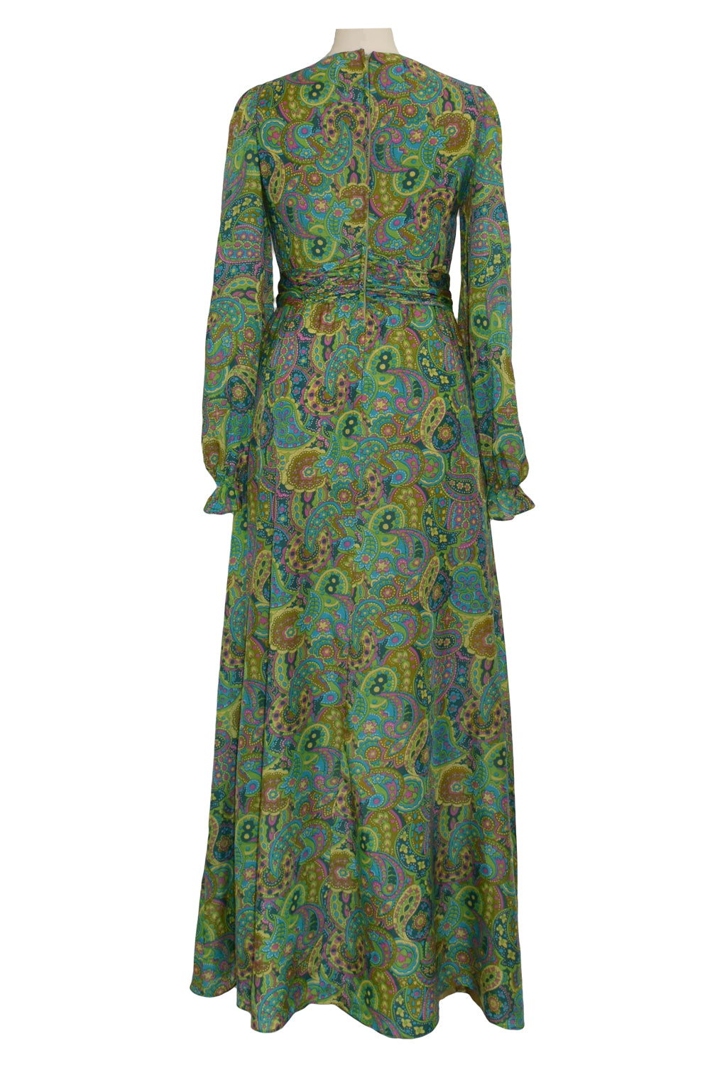 1970’s Psychedelic Paisley Print Maxi Dress | Vintage