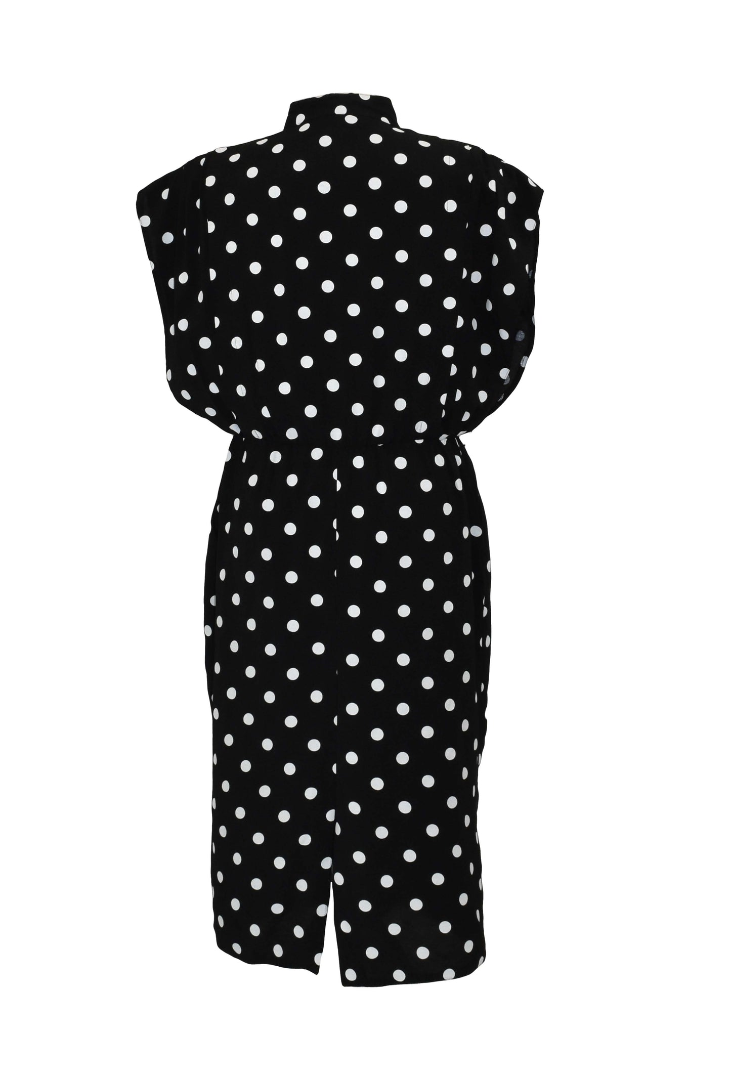 1980’s Black And White Polka Dot Dress | Vintage