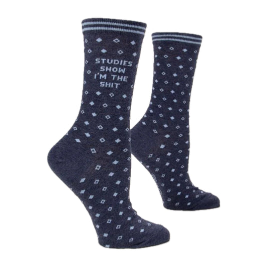 Studies Show I’m The Sh!t. | Blue Q Socks