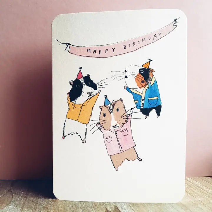 Birthday Guinea Pig Party | Greeting Card