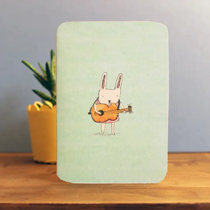 Bunny Guitar | Greeting Card