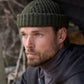 Men’s Fairtrade Merino Wool Fisherman Beanie Hat | Moss Green