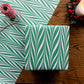 Candy Stripes Green | Paper Mirchi Hand Marbled Wrapping Paper