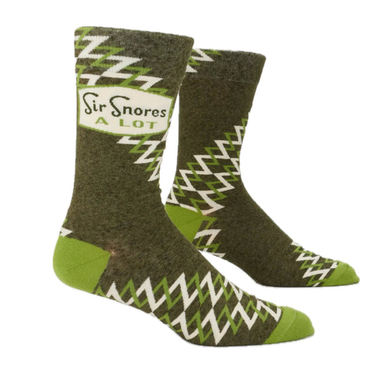 Sir Snores A Lot | Blue Q Mens Socks