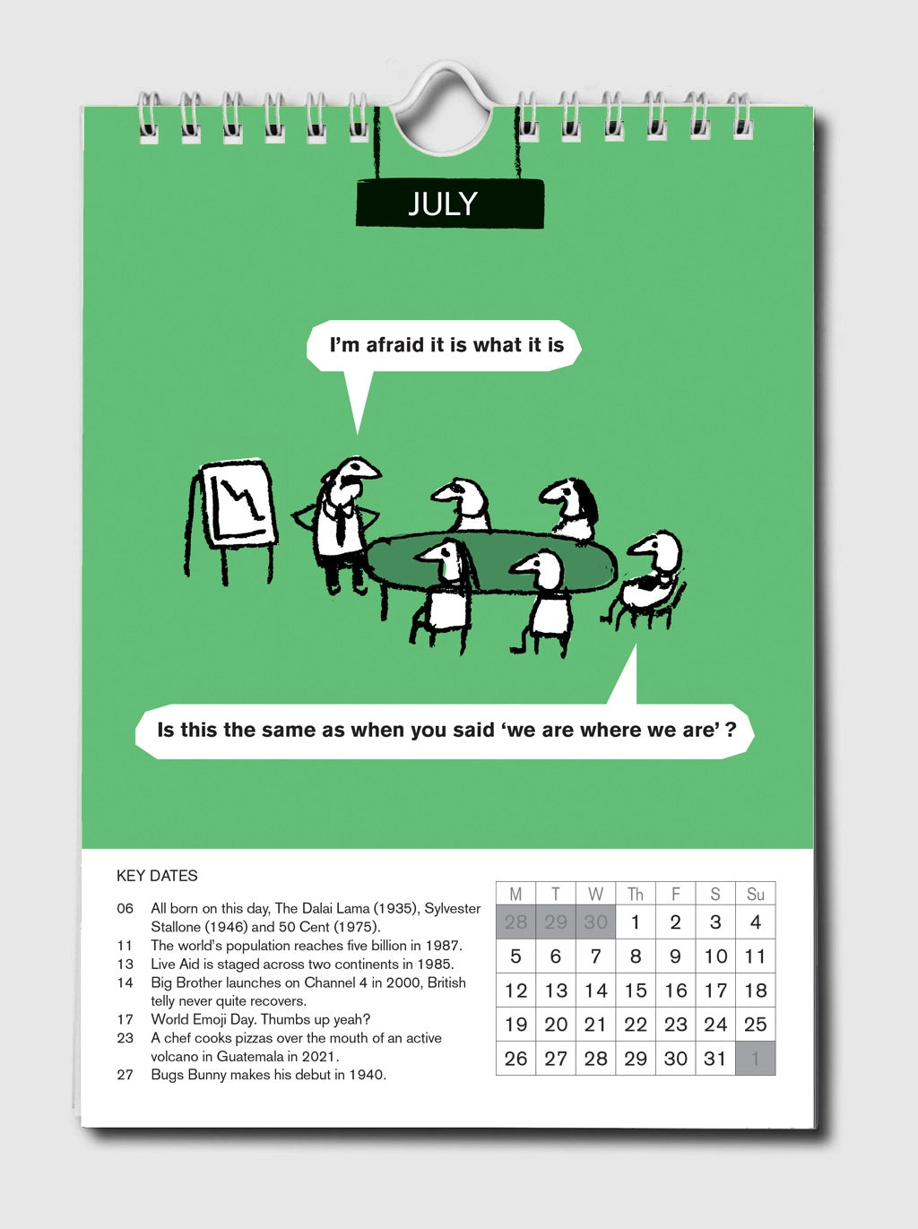 Official Modern Toss | 2027 Desk Calendar