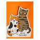 Grumpy Cats | Letterpress Greeting Card