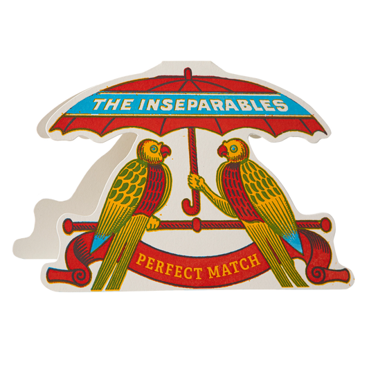 The Inseparables | Letterpress Greeting Card