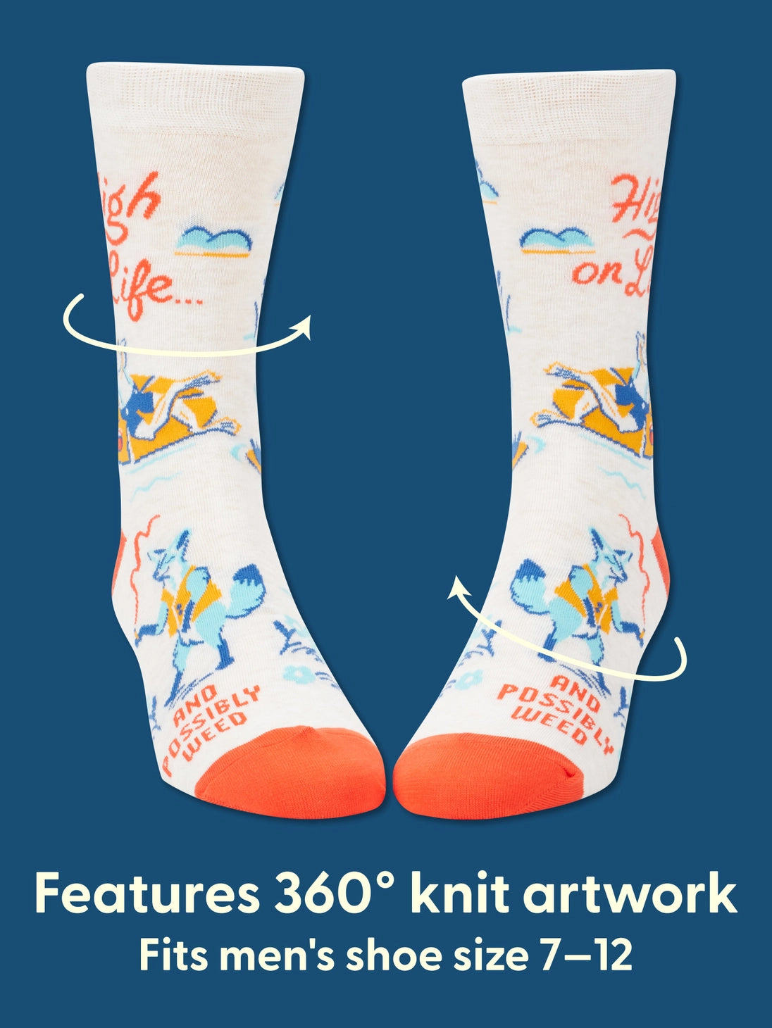 High On Life | Blue Q Men’s Socks