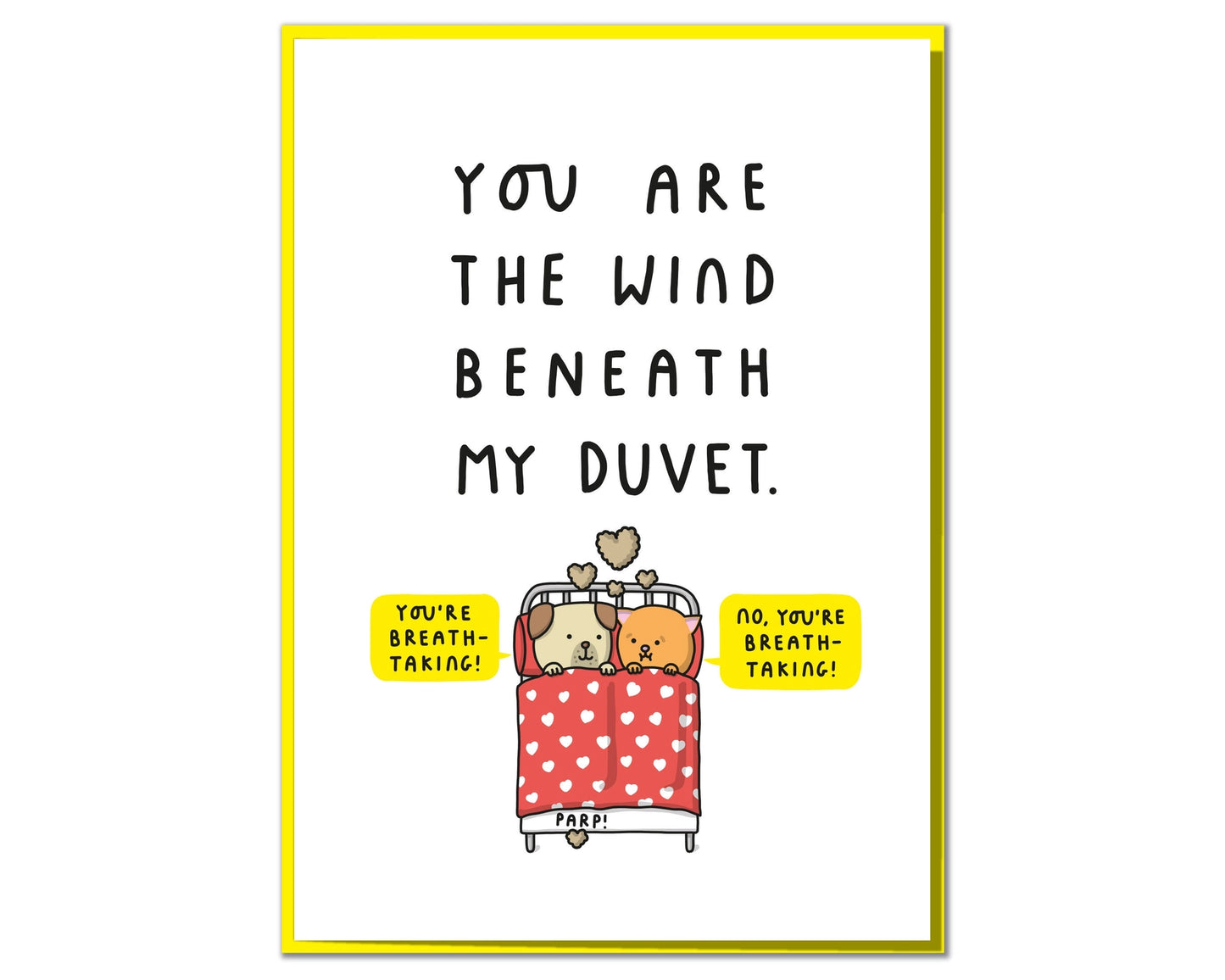 The Wind Beneath My Duvet | Greeting Card
