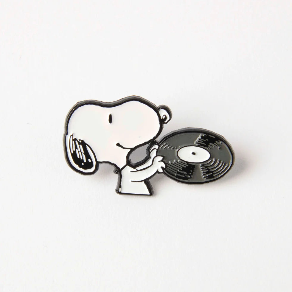Snoopy Vinyl Lover | Peanuts Enamel Pin Badge