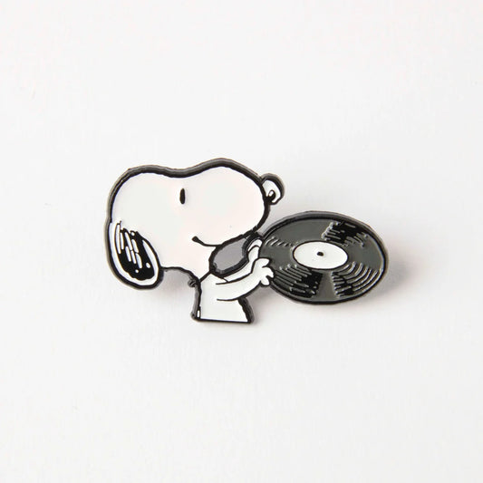 Snoopy Vinyl Lover | Peanuts Enamel Pin Badge