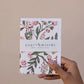 Songbird Pink | Paper Mirchi Block Printed Greeting Card