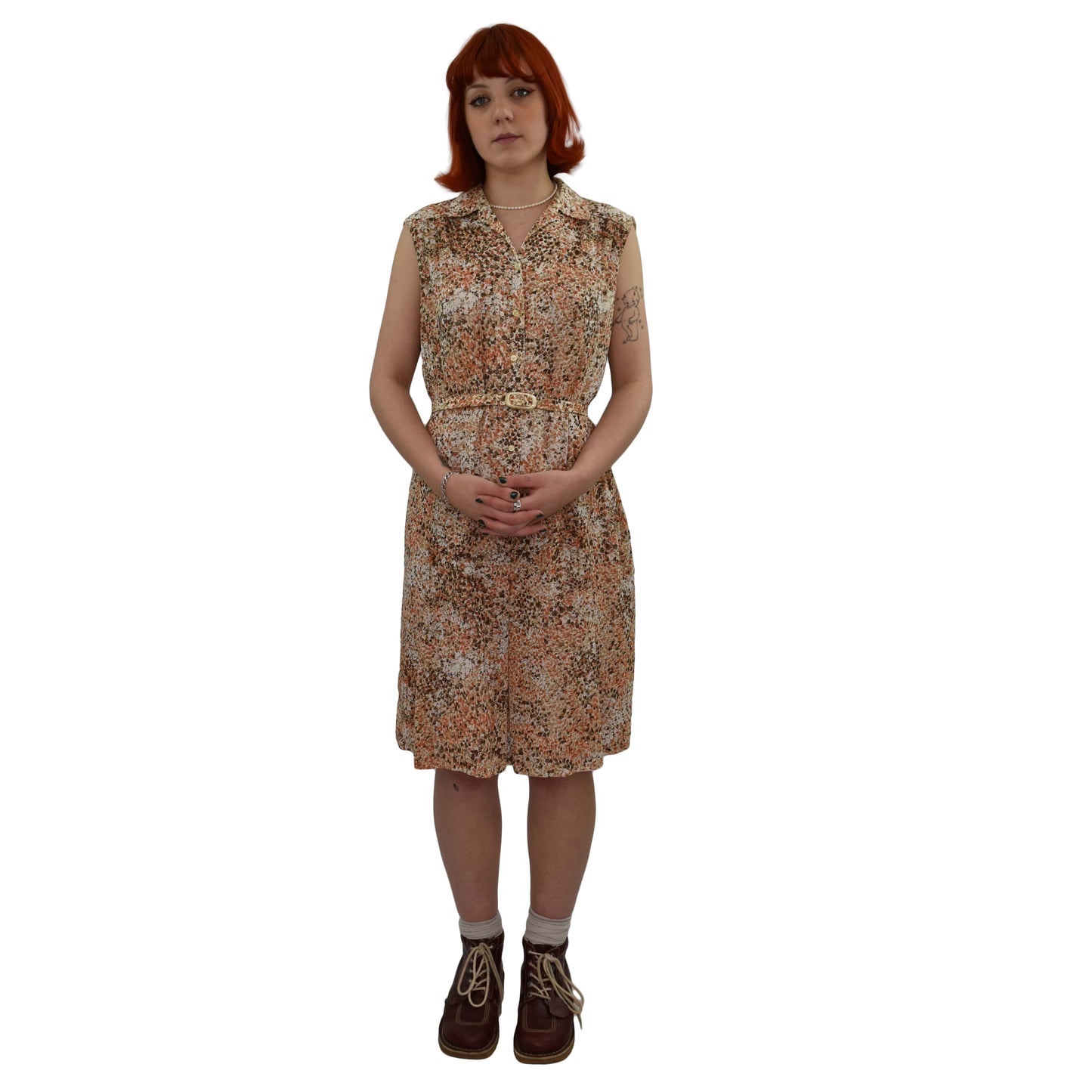 1970’s Del Mod Ditsy Floral Dress With Belt | Vintage