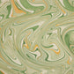 Waves Matcha | Paper Mirchi Hand Marbled Wrapping Paper