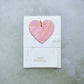 Heart Marshmallow | Keepsake Ornament Greeting Card