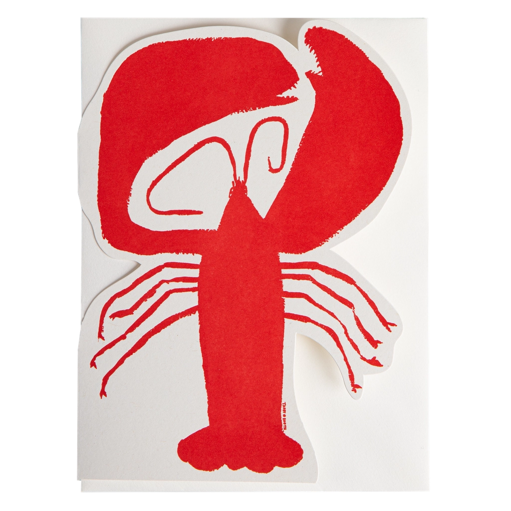 The Lobster | Letterpress Greeting Card