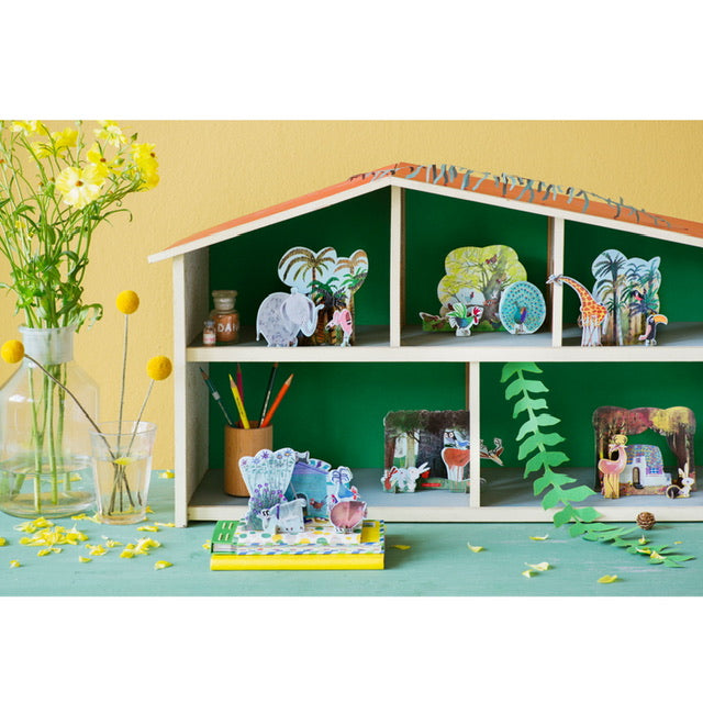 Jungle Elephant | Pop Out Card Play Set