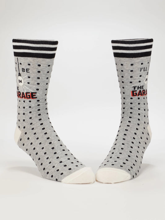 I’ll Be In The Garage | Blue Q Socks
