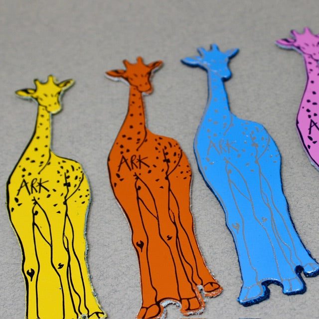 Giraffe | Leather Bookmark