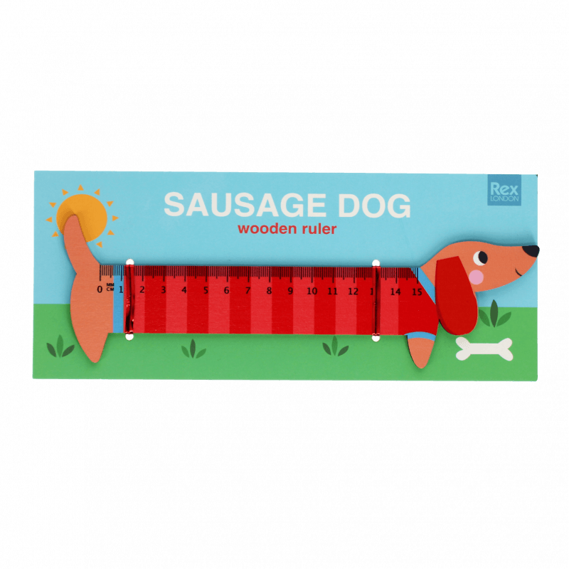 Sausage Dog | Wooden Ruler