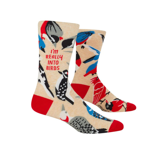 Blue Q Really Into Birds Socks
