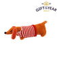 Mini Sausage Dog In A Little Box | Soft Toy