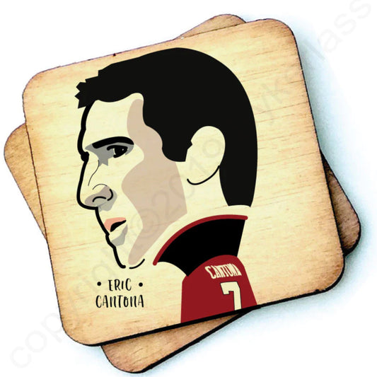 Eric Cantona | Wooden Coaster