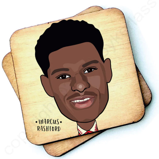 Marcus Rashford | Wooden Coaster