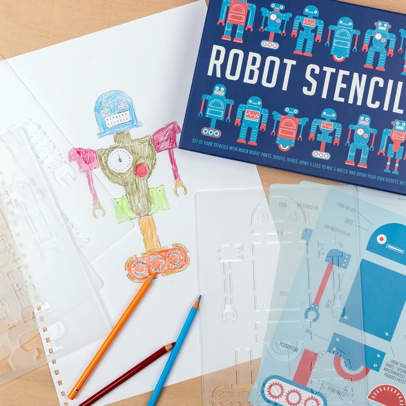 Draw Your Own Robot | Large Stencil Set