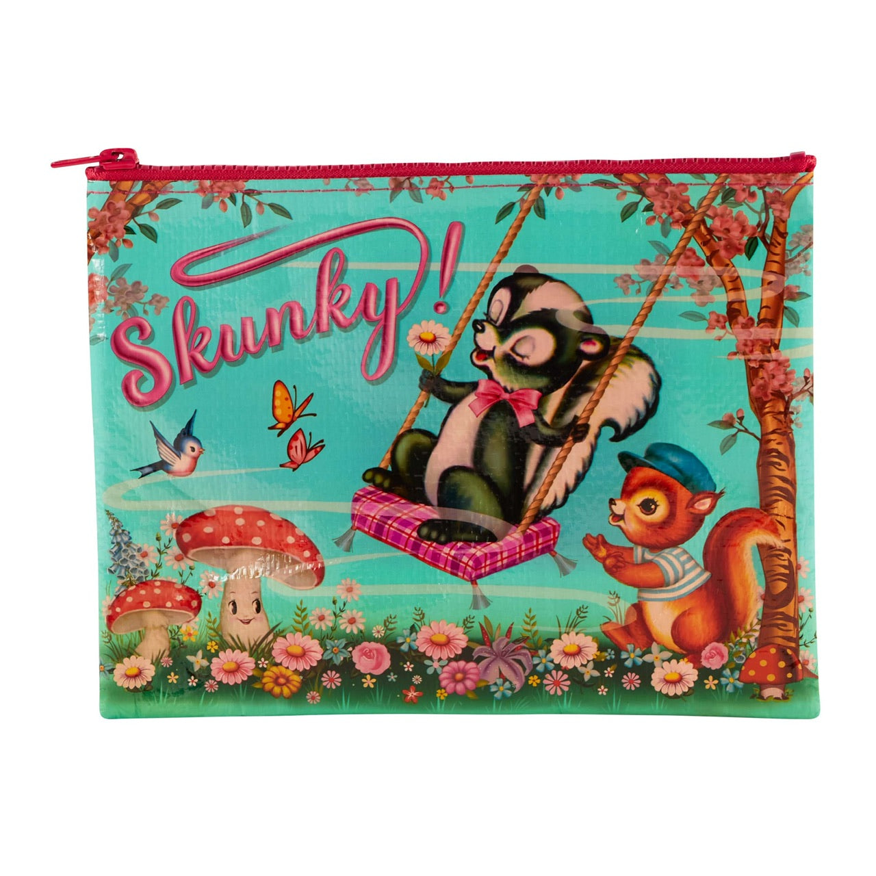 Skunky | Blue Q Zipper Pouch