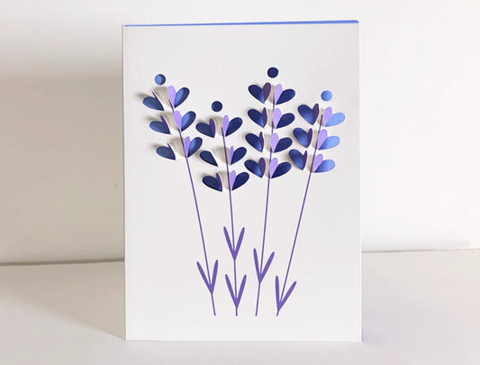 Cut And Make Lavender | Greeting Card