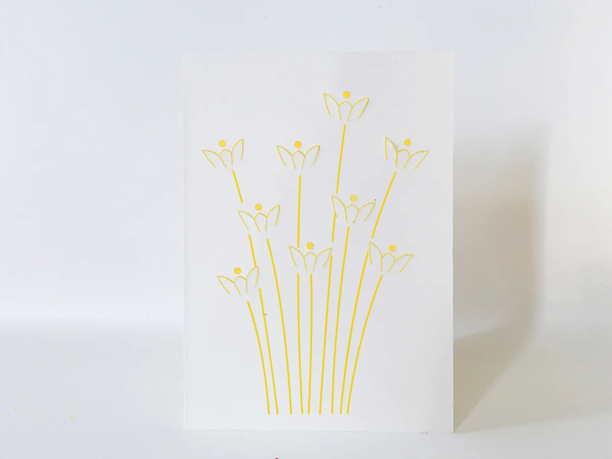 Cut And Make Daffodils | Greeting Card