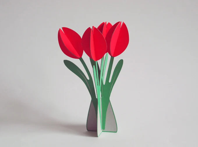 Cut And Make Tulips | Greeting Card