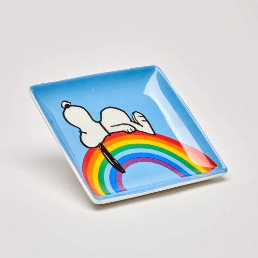 Snoopy Good Vibes Rainbow Trinket Tray