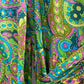 1970’s Psychedelic Paisley Print Maxi Dress | Vintage