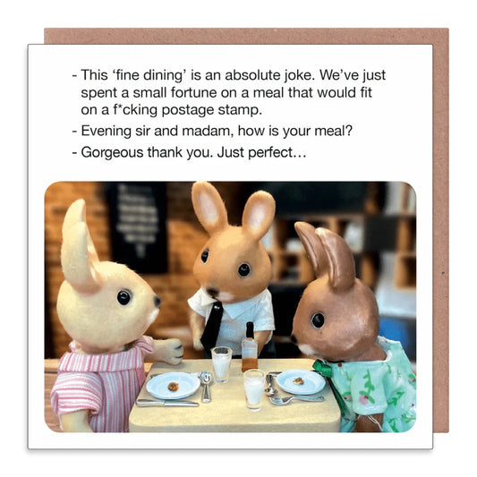 Fine Dining | Greeting Card
