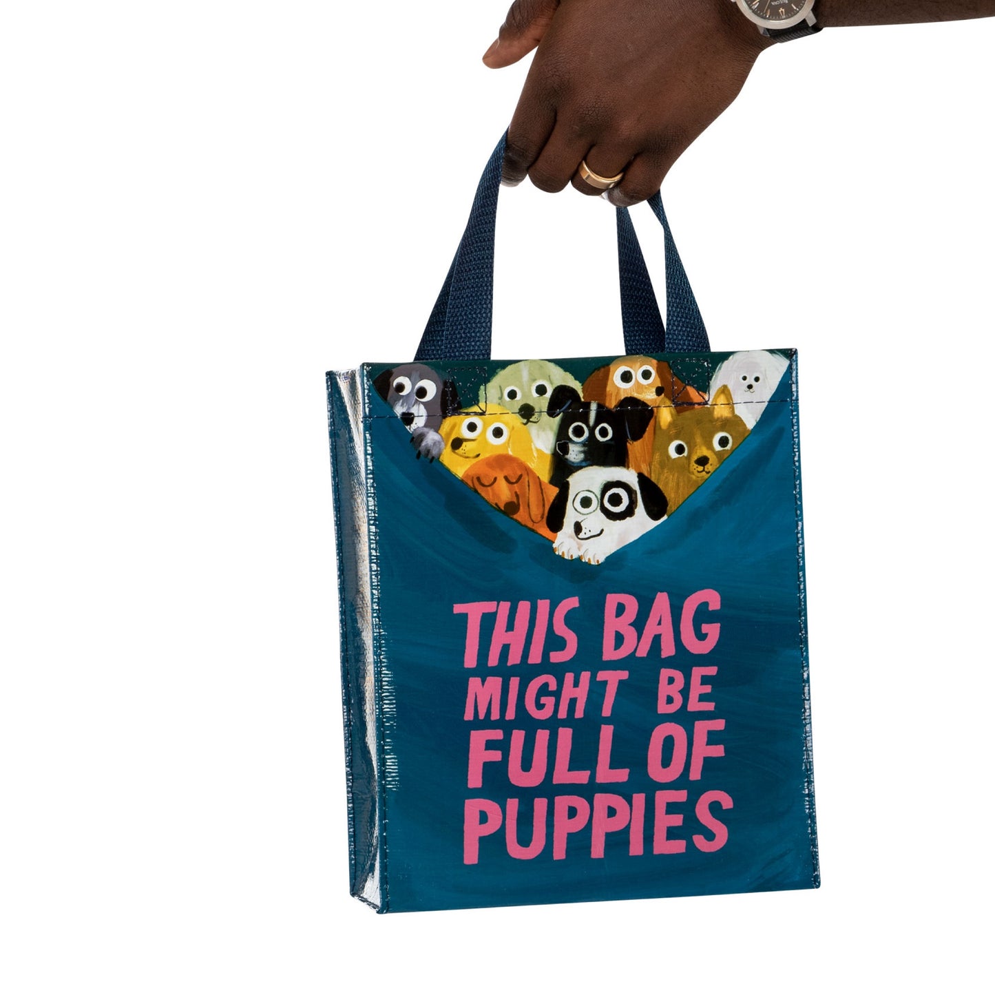 This Bag Might Be Full Of Puppies  | Blue Q Handy Tote