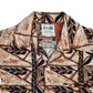 1960’s Keone Barkcloth Brown Tiki Hawaiian Shirt | Vintage