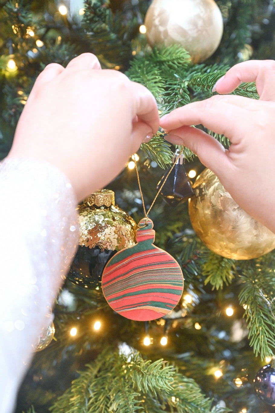 Bauble Festive Mix | Keepsake Ornament Greeting Card