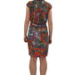 80’s Sweeny Lyon Abstract Floral Dress | Vintage