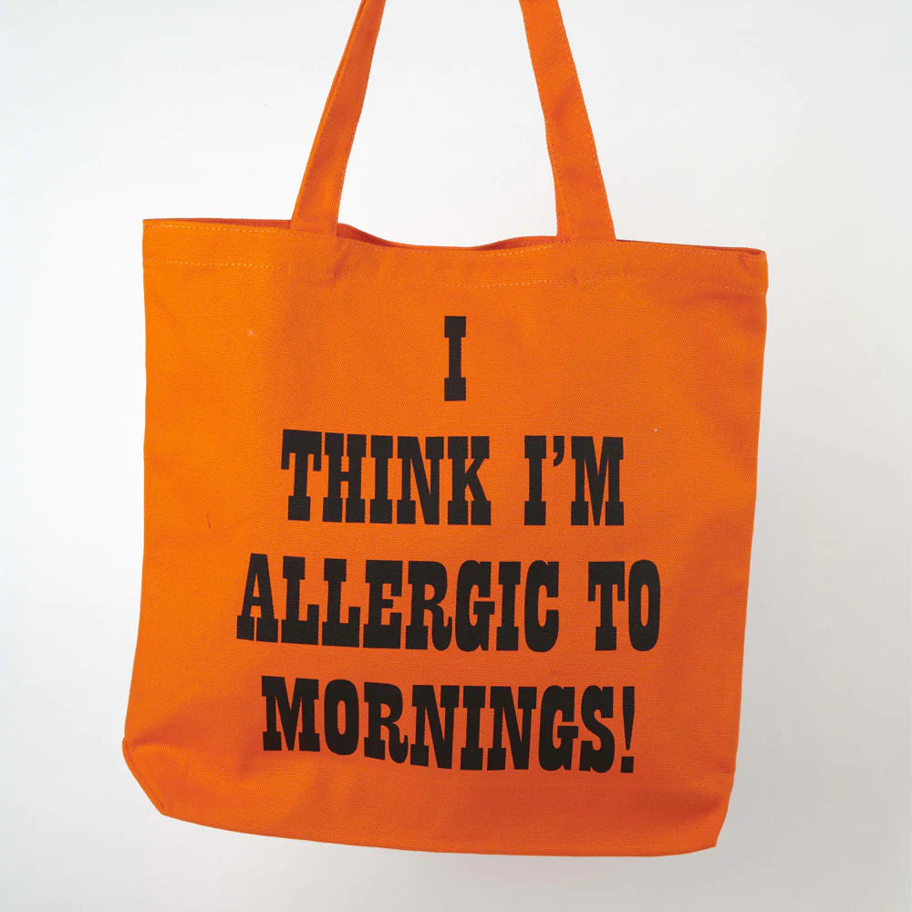 Snoopy | Allergic To Mornings Tote Bag