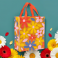 Groovy Flower  | Blue Q Handy Tote