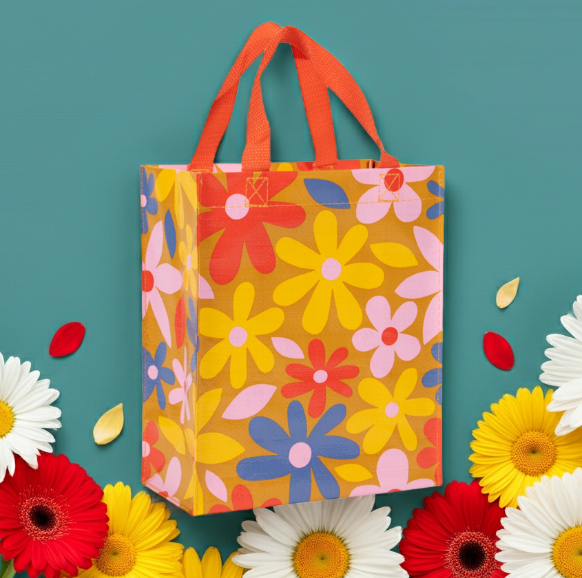 Groovy Flower  | Blue Q Handy Tote
