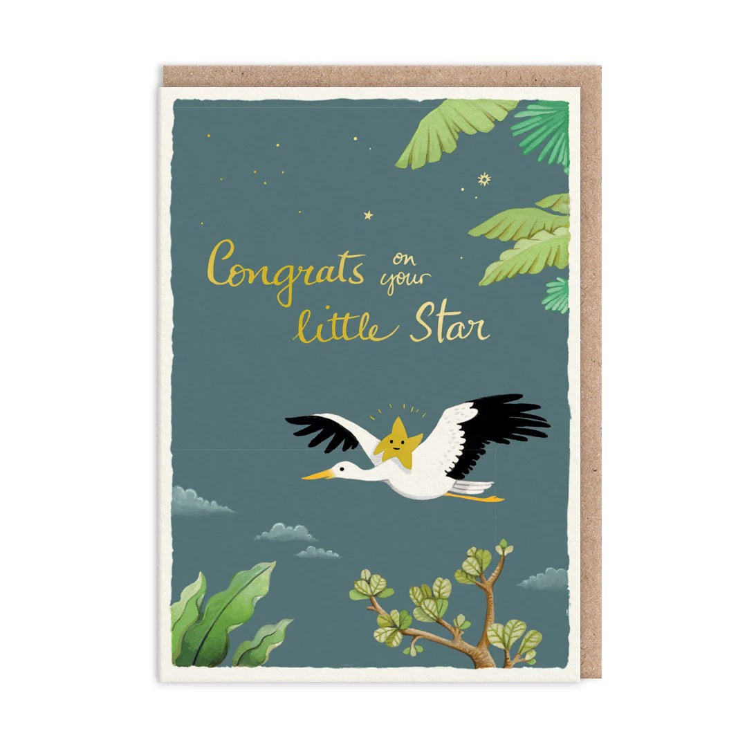 Congrats On Your Little Star | Greeting Card