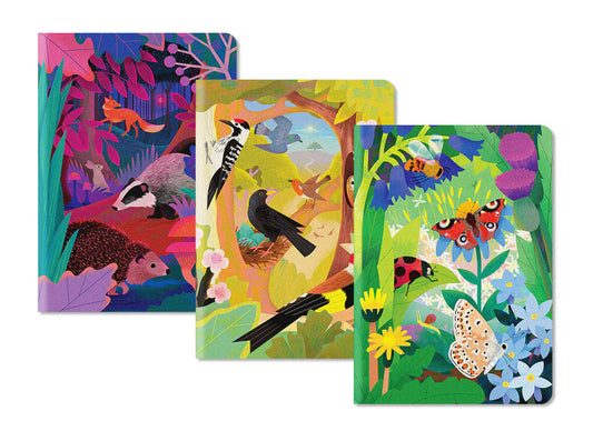 British Wildlife Premium Stitched | Notebook Set