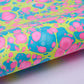 Neon Stone | Paper Mirchi Hand Marbled Wrapping Paper