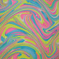 Neon Waves | Paper Mirchi Hand Marbled Wrapping Paper