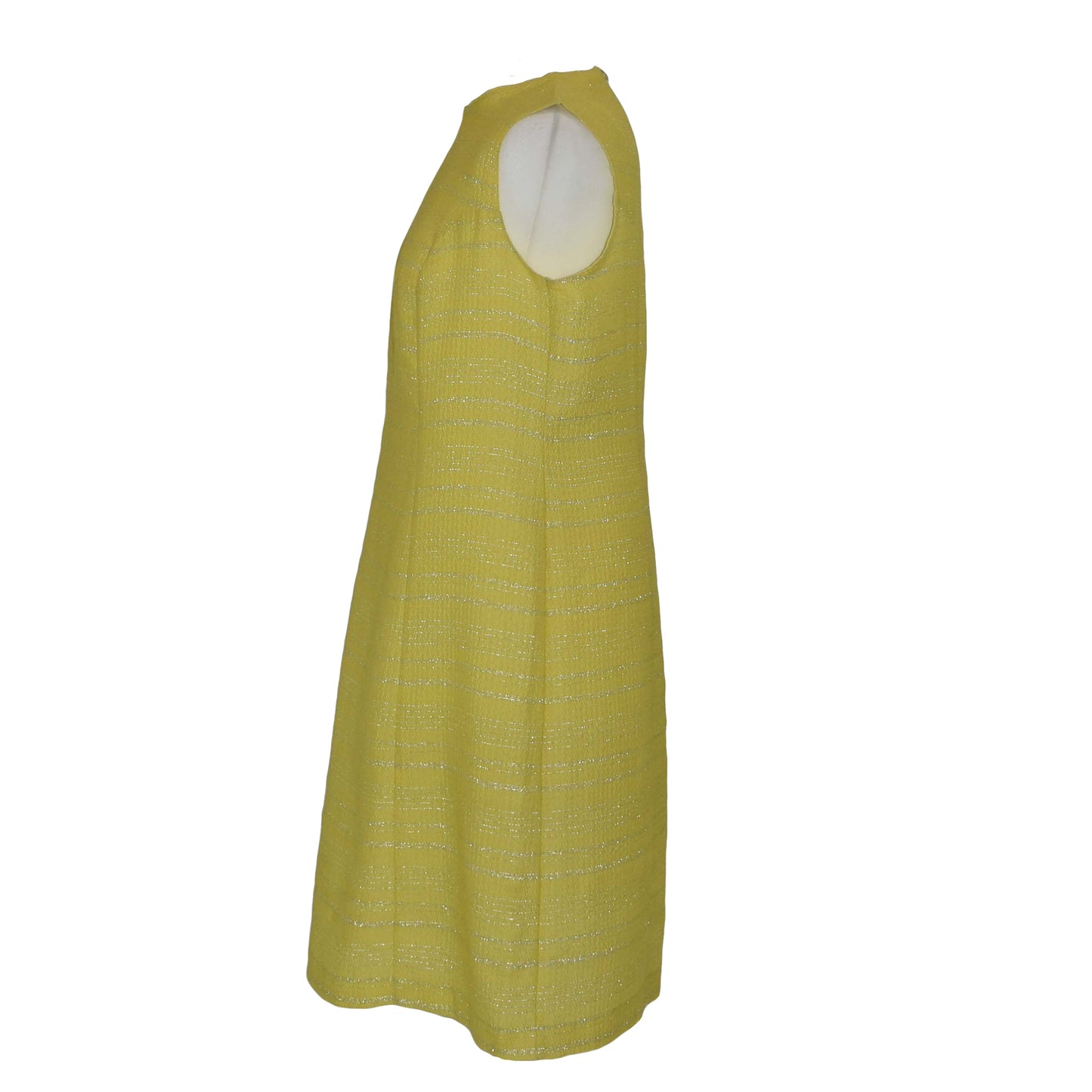 1960’s Yellow Lurex Blend Shift Dress | Vintage